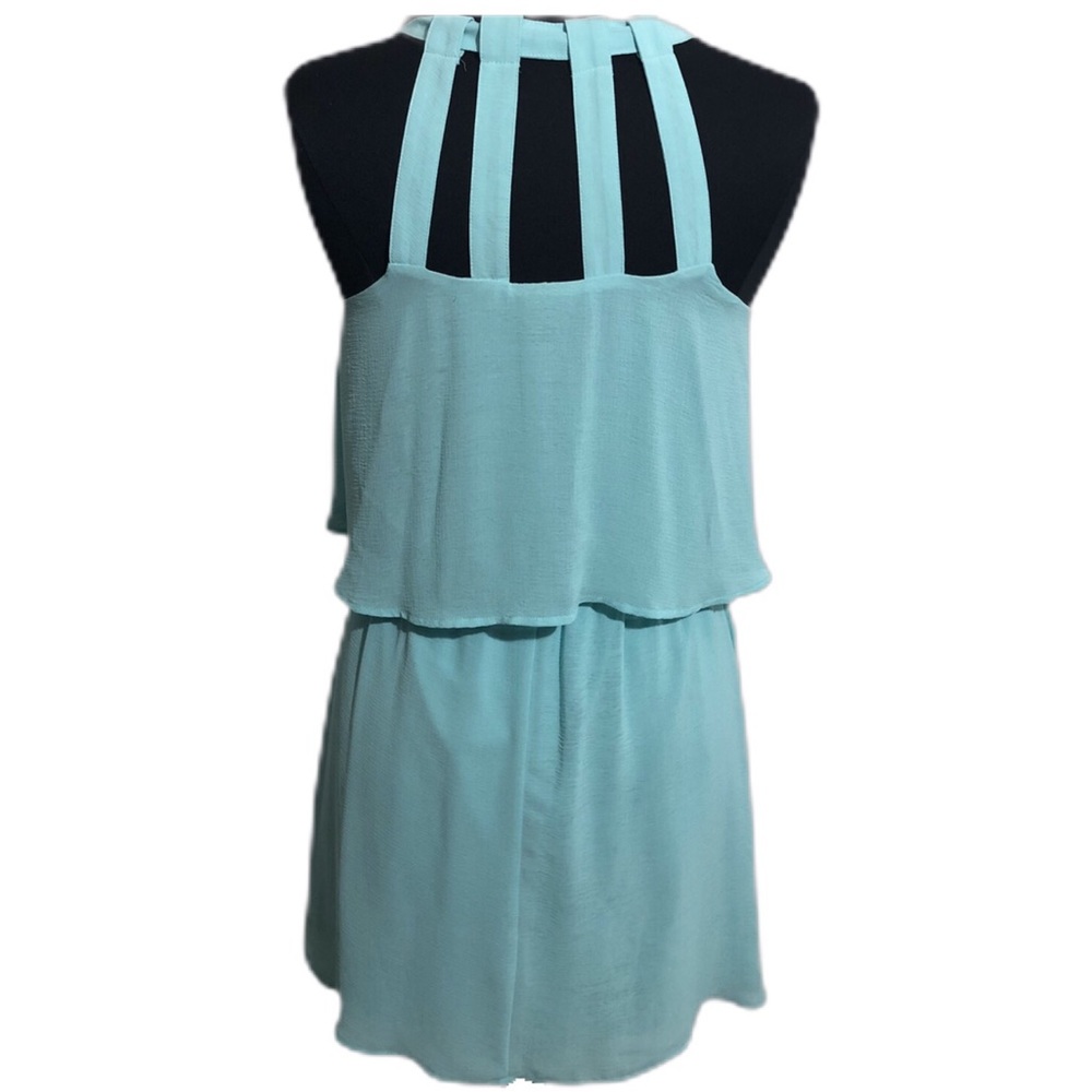 GUESS Aqua Blue Mini Dress Sz S - Picture 2 of 3